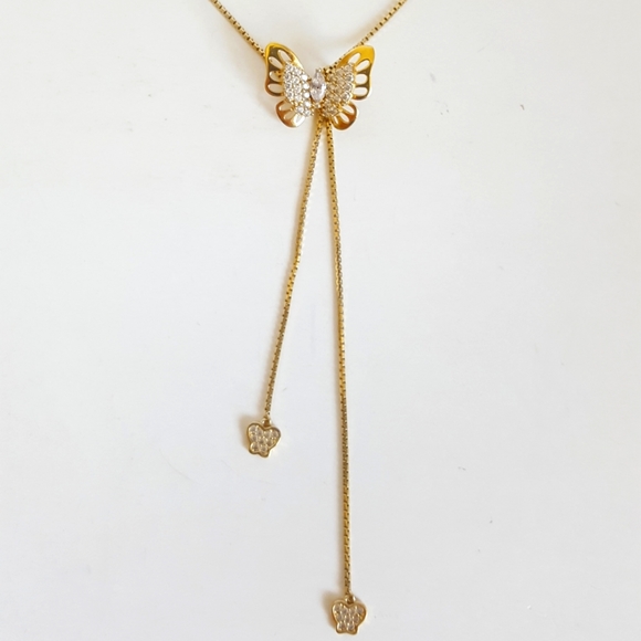 Rachel Zoe Jewelry Rachel Zoe Butterfly Charm 8k Vermeil Sterling